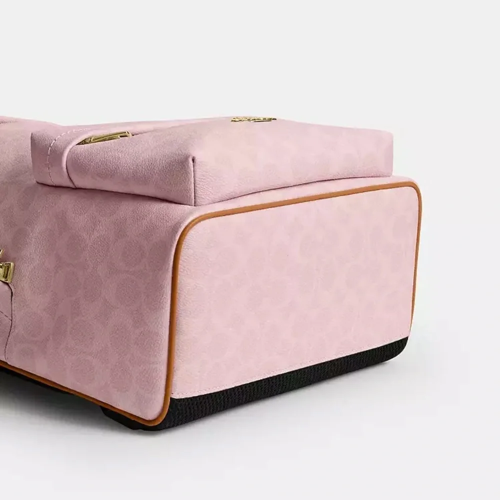 NWT！COACH Taylor Small Backpack In Signature With Charms（CEF46）fast shipping - Picture 11 of 14